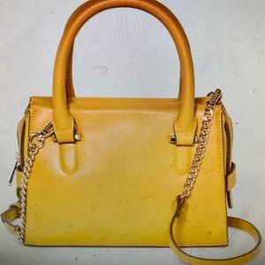 New Trapezoid Midi Satchel Handbag